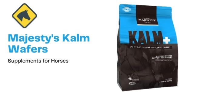 Majesty's Kalm+ Wafers Supplements for Horses